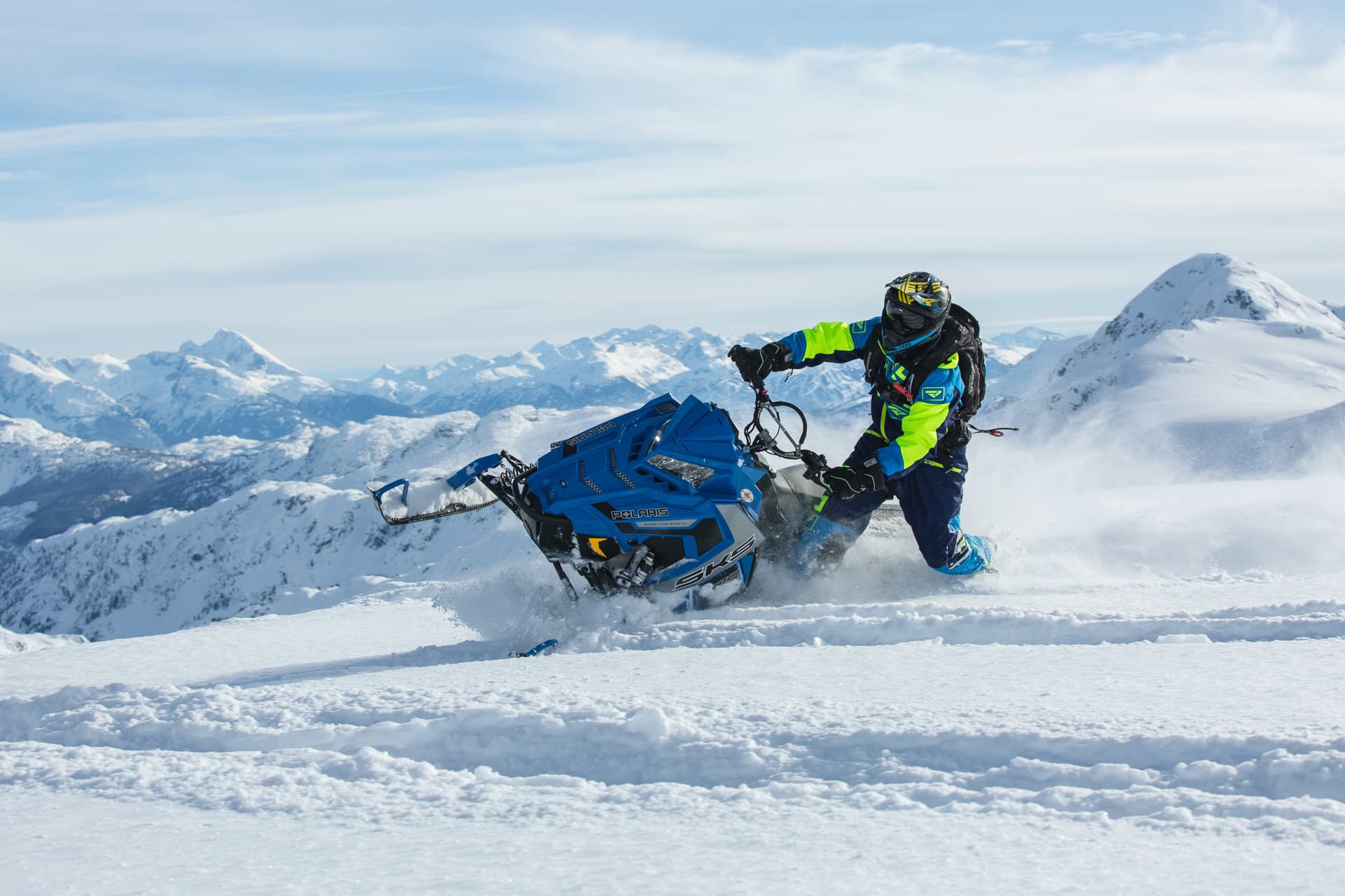 Off-piste skiing on Åreskutan